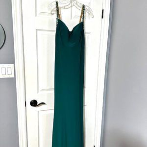 Faviana Emerald Gown